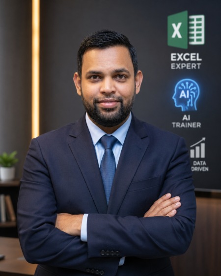 Jifry Issadeen, Excel, AI and Copilot for Excel trainer