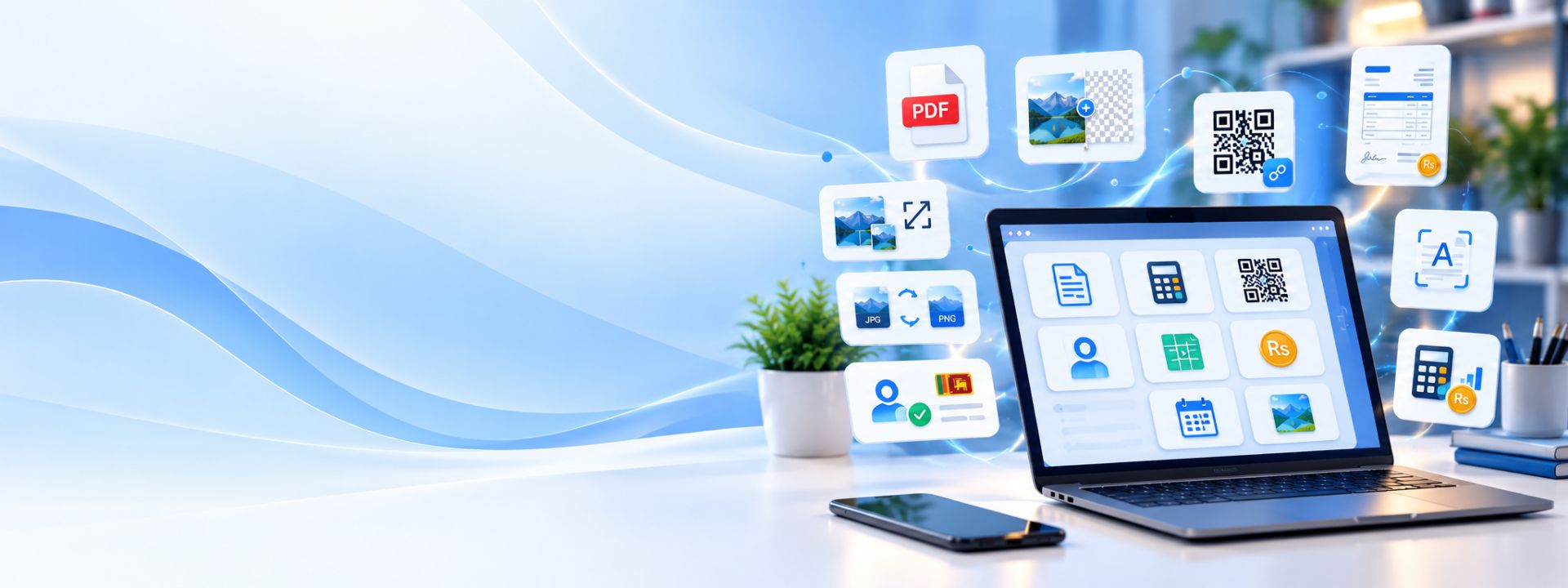 Digital Productivity Workspace Hero Banner
